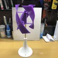 Desktop Helical VAWT (Tuabin gió trục đứng xoắn để bàn) - Thumbnail 4
