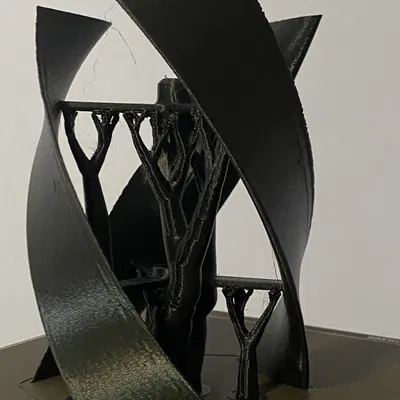 Tua-bin gió trục đứng (VAWT) trang trí