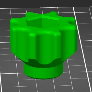 Núm vặn cho vít M10 đầu lục giác 17 mm