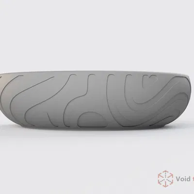 Tô Snack 3 Ngăn | Họa Tiết Sóng