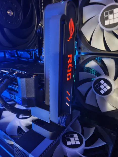 Cầu đỡ quạt chassis low-profile (Low-Profile Chassis Fan Support Bridge) - Image 2