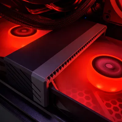 Cầu đỡ quạt chassis low-profile (Low-Profile Chassis Fan Support Bridge)