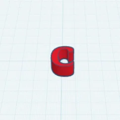 Chữ C 3D Sáng Tạo Theo Ý Muốn