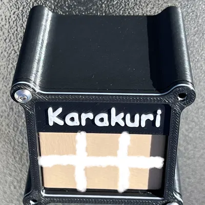 Nice packing puzzle – Puzzle nhét 5 mảnh và 2 dowel vào hộp