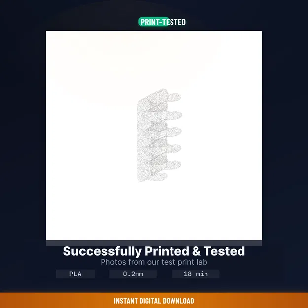 Móc Treo Vòng Cổ Gắn Tường 5 Móc – Jewelry Wall Organizer (STL 3D Printable) - Image 8