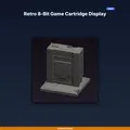 Kệ Trưng Bày Băng Game Retro 8-Bit - File STL In 3D - Thumbnail 1