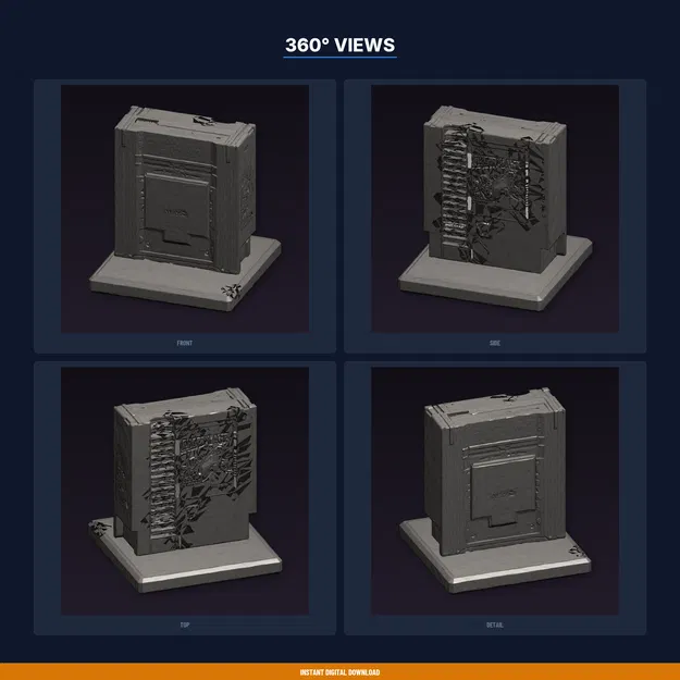 Kệ Trưng Bày Băng Game Retro 8-Bit - File STL In 3D - Image 3