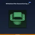 Nắp bịt ống NFT 3 inch kín nước, có cổng xả – File STL in 3D - Thumbnail 1