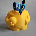 Ống cắm bút hình cầu thủ bóng đá (Soccer Player Pen Holder) - Thumbnail 1