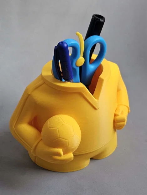 Ống cắm bút hình cầu thủ bóng đá (Soccer Player Pen Holder) - Image 3