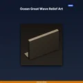 Tranh Phù Điêu Sóng Lớn Đại Dương - File STL 3D In Được - Thumbnail 1