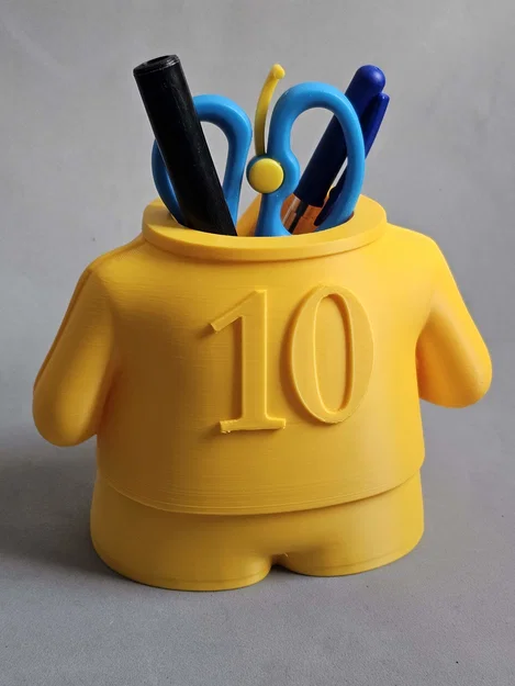 Ống cắm bút hình cầu thủ bóng đá (Soccer Player Pen Holder) - Image 6
