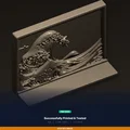 Tranh Phù Điêu Sóng Lớn Đại Dương - File STL 3D In Được - Thumbnail 8