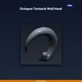 Móc Treo Tường Xúc Tu Bạch Tuộc – File STL In 3D (Octopus Tentacle Wall Hook) - Thumbnail 1