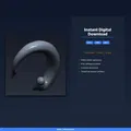 Móc Treo Tường Xúc Tu Bạch Tuộc – File STL In 3D (Octopus Tentacle Wall Hook) - Thumbnail 2