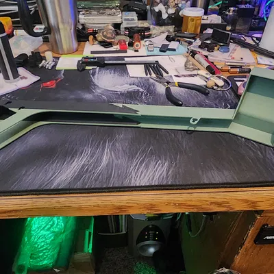 REMIX máng xả purge bên trái cho ELEGOO Centauri Carbon (bản rộng hơn)