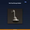 Giá đỡ muỗng xúc thức ăn thú cưng (Pet Food Scoop Holder) - File STL in 3D - Thumbnail 1