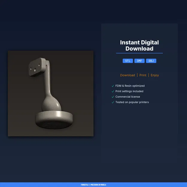 Giá đỡ muỗng xúc thức ăn thú cưng (Pet Food Scoop Holder) - File STL in 3D - Image 2