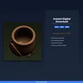 Chậu Cây Mặt Cú (Owl Face Planter) - File STL In 3D - Thumbnail 2