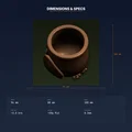 Chậu Cây Mặt Cú (Owl Face Planter) - File STL In 3D - Thumbnail 4