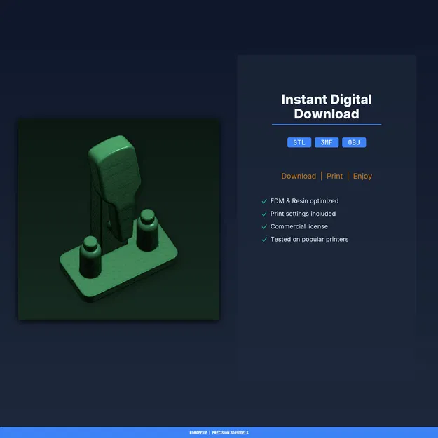 Giá Đỡ Bảo Quản pH Meter Dựng Đứng, Khe Chai Calibration – File STL In 3D - Image 2