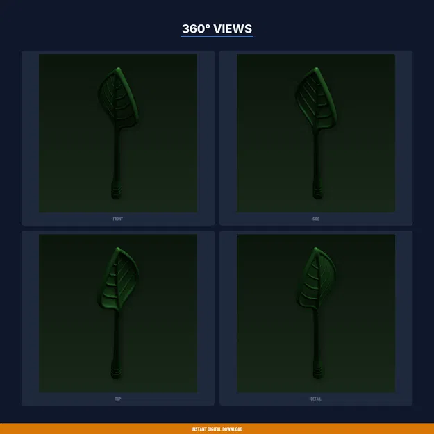 Bộ Cọc Nhãn Cây Trồng (Plant Label Stake Set) - File STL In 3D - Image 3