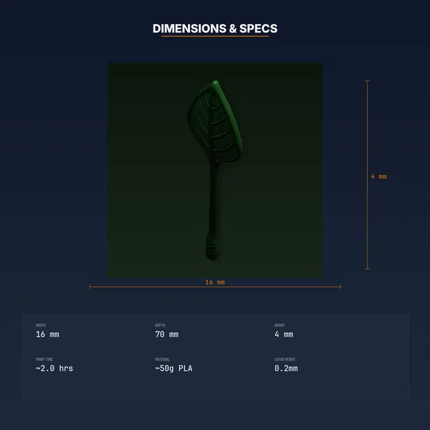 Bộ Cọc Nhãn Cây Trồng (Plant Label Stake Set) - File STL In 3D - Image 4