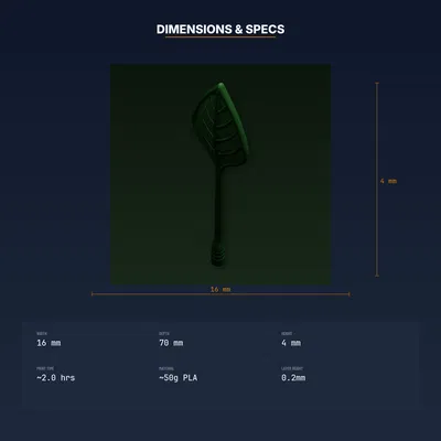 Bộ Cọc Nhãn Cây Trồng (Plant Label Stake Set) - File STL In 3D