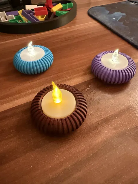 Đế nến LED tea light lãng mạn nổi trên nước (Floating) - Image 3