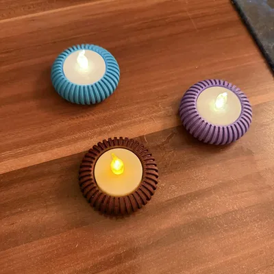 Đế nến LED tea light lãng mạn nổi trên nước (Floating)