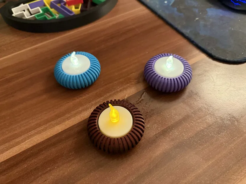 Đế nến LED tea light lãng mạn nổi trên nước (Floating) - Image 6