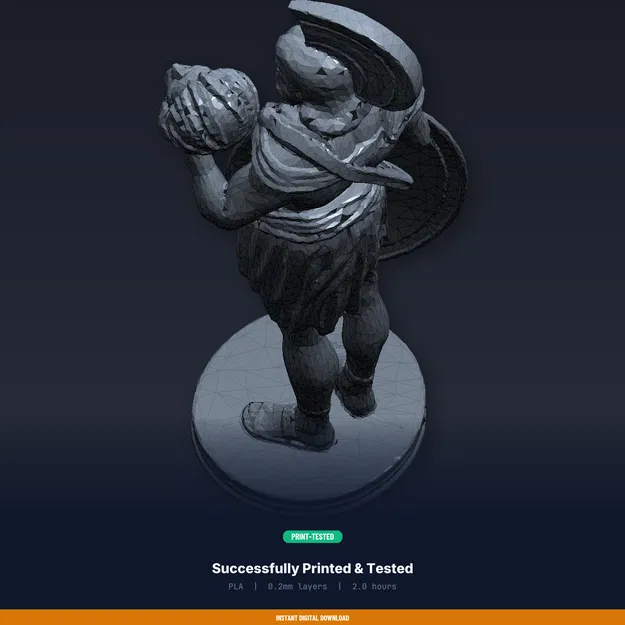Perseus Với Đầu Medusa - File STL In 3D - Image 8