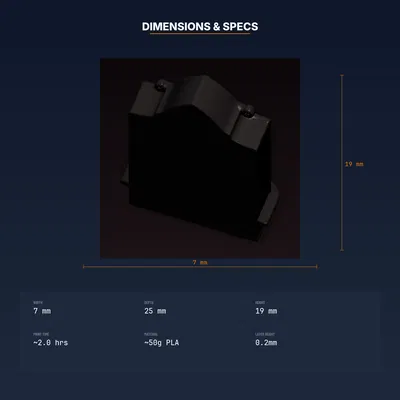 Kệ Trưng Bày Chai Thuốc (Potion Bottle Display Shelf) - File STL In 3D