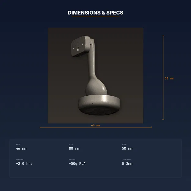 Giá đỡ muỗng xúc thức ăn thú cưng (Pet Food Scoop Holder) - File STL in 3D - Image 4