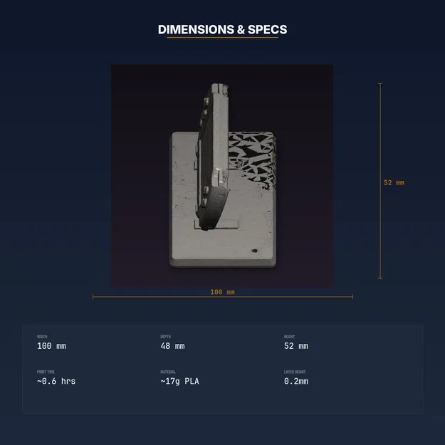 Kệ Trưng Bày Console Media Di Động - File STL In 3D - Image 4