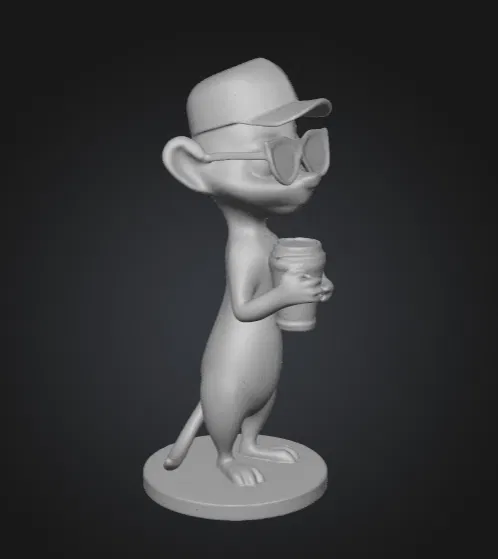 Mô Hình Chú L linh Dương "Suricata Cafetera" Độc Đáo - Image 3