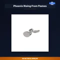Phượng Hoàng Trỗi Dậy Từ Ngọn Lửa - File STL 3D In Được - Thumbnail 1
