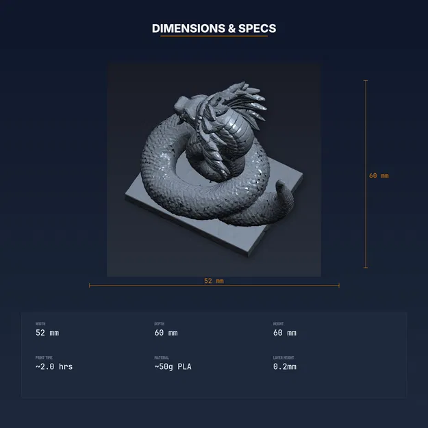 Quetzalcoatl Feathered Serpent - File STL 3D Có Thể In - Image 4