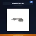 Trang trí tường cầu vồng 3D, vòm nổi – STL in 3D cho phòng bé - Thumbnail 1
