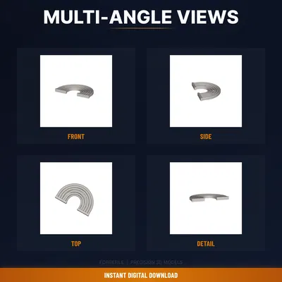 Trang trí tường cầu vồng 3D, vòm nổi – STL in 3D cho phòng bé