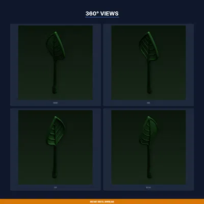 Bộ Cọc Nhãn Cây Trồng (Plant Label Stake Set) - File STL In 3D