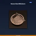 Mô hình mini Tô Ramen - File STL 3D để in - Thumbnail 1