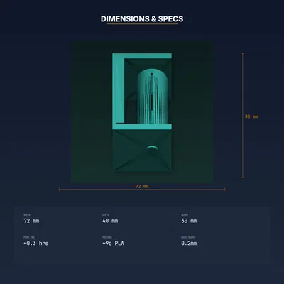 Bóp kem đánh răng Ratchet Print-in-Place, cơ cấu roller - File STL in 3D