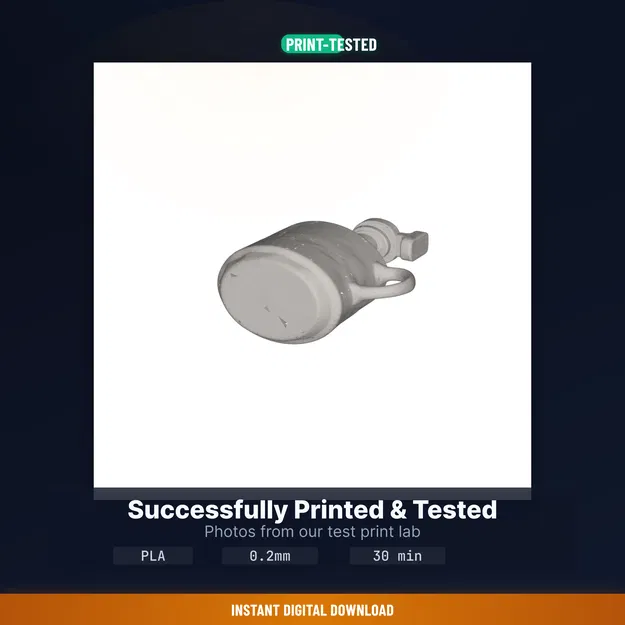 Đầu Vòi Rót Sáp Clip-On Cho Wax Pour Pot – Rót Sạch, Làm Nến (STL 3D) - Image 8