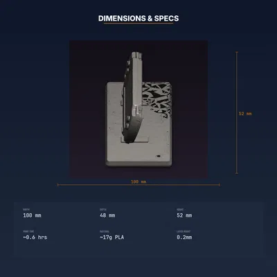 Kệ Trưng Bày Console Media Di Động - File STL In 3D