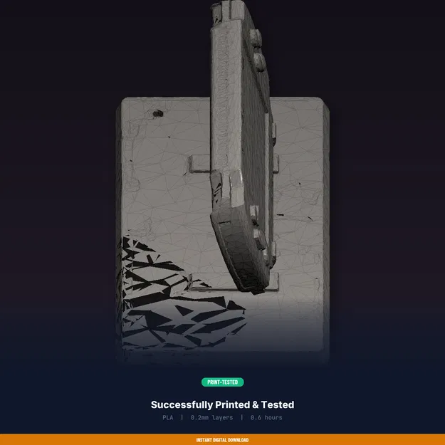 Kệ Trưng Bày Console Media Di Động - File STL In 3D - Image 8