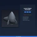 Khay Sắp Xếp Bàn Làm Việc Tên Lửa Retro - File STL In 3D - Thumbnail 2