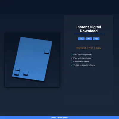Bộ xếp hình chứng minh Định lý Pythagoras - File STL in 3D