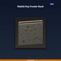 Giá treo cỏ cho thỏ (Rabbit Hay Feeder Rack) - File STL in 3D - Thumbnail 1