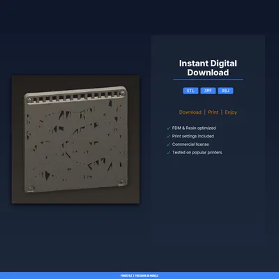 Giá treo cỏ cho thỏ (Rabbit Hay Feeder Rack) - File STL in 3D